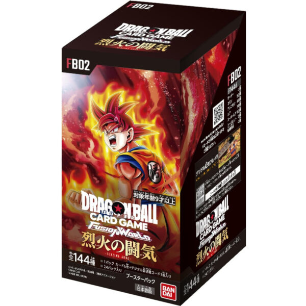 Dragon Ball Super Card Game Fusion World Booster Box Blazing Aura FB02 (JAP)