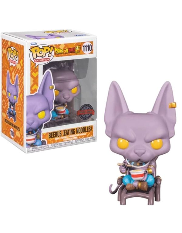 Funko Pop Dragon Ball Super Beerus Eating noodles 1110