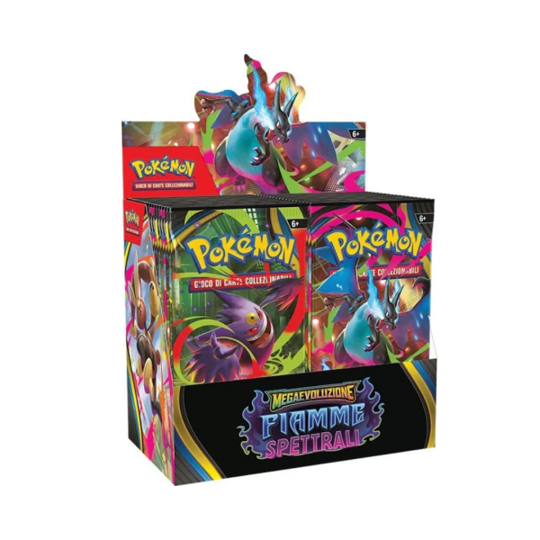 Pokemon Megaevoluzioni Fiamme Spettrali box 36 buste ITA